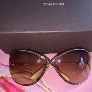 Tom Ford Gold Miranda Sunglasses